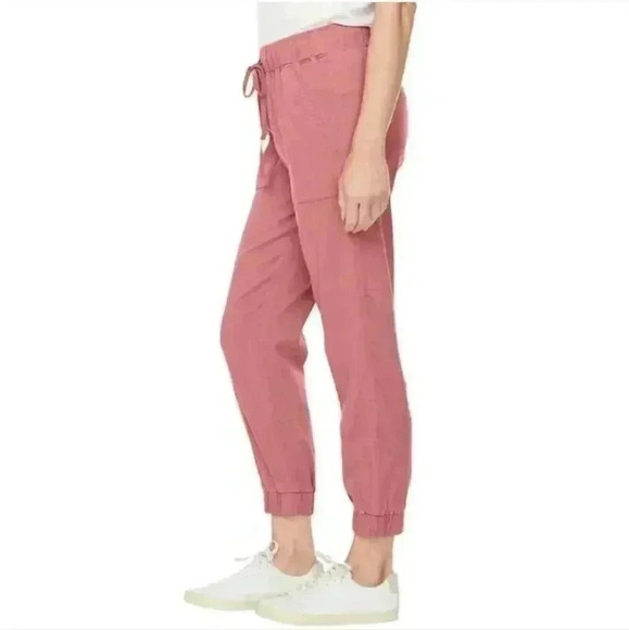 ❤️ NWT Buffalo David Bitton Tencel Joggers Strawberry Pink Small Women's Pants - Picture 15 of 15